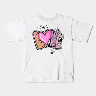 LOVE CUTE Valentine Kids T-Shirt